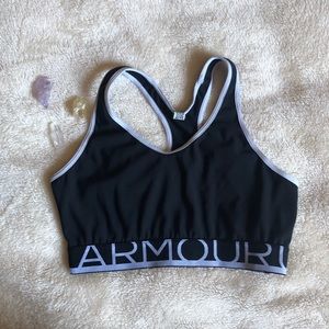 Black Under Armour sports bra